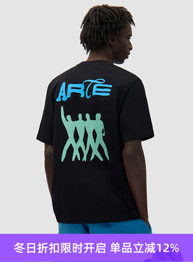 Arte BACK LOGO PEOPLE T-SHIRT 印花短袖圆领T恤