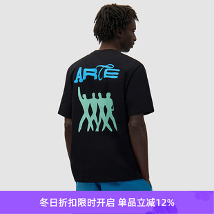 PEOPLE LOGO SHIRT 圆领T恤 Arte 印花短袖 BACK