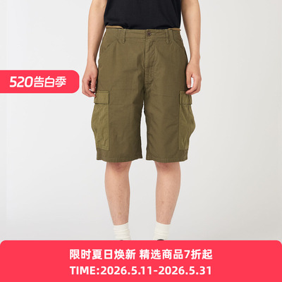nanamica Cargo Shorts 机能性面料宽松工装短裤