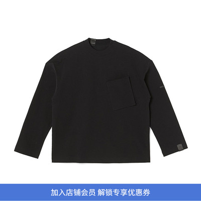 N.HOOLYWOOD LONGSLEEVE T-SHIRT 印度超长棉宽松口袋长袖T恤