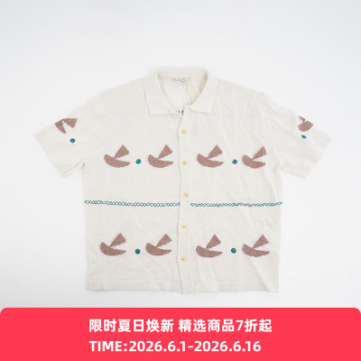 INSULAiRE 岛民 Summer-Knit Voyage Shirt 和纸人造丝航海衬衫