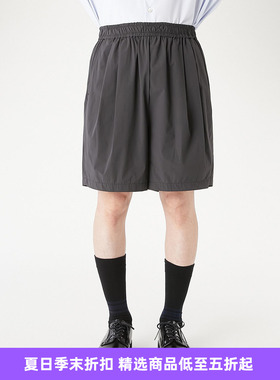 N.HOOLYWOOD 2TUCK EASY HALF PANTS 男装机能性宽松短裤