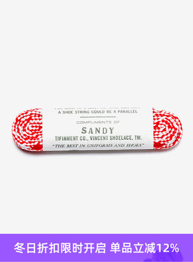 VINCENT SHOELACE SANDY 日本职人制美式复古棉质拼色鞋带