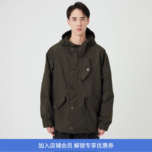 nanamica 2L PERTEX UNLIMITED 男女中性款防水面料巡洋舰夹克