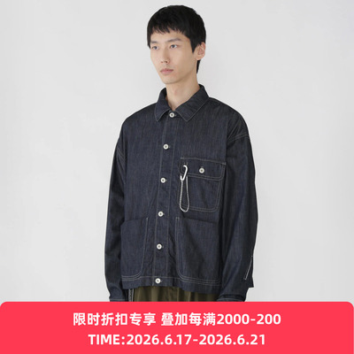 and wander dry easy denim 男女COOLMAX吸湿透气牛仔衬衫夹克