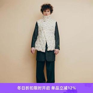 Vest URU Duvet 联名羊毛中棉动物印花绗棉马甲 TOKYO DIGAWEL