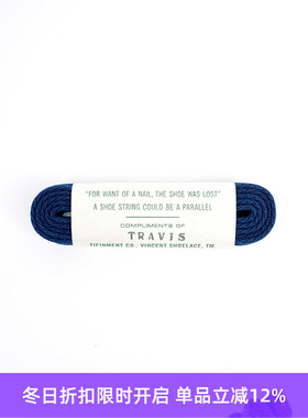 VINCENT SHOELACE TRAVIS INDIGO日本职人制京都蓝染编织鞋带