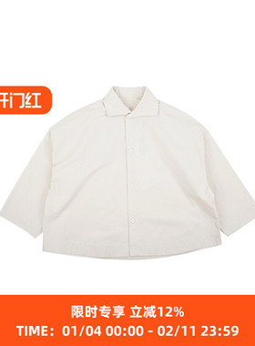 Toogood THE-CAMPER-SHIRT 女装短款丝绵混纺衬衫