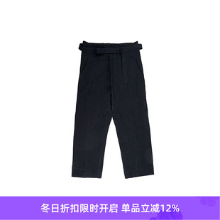 INSULAiRE 岛民 缅档裤 系带纯色男士休闲裤