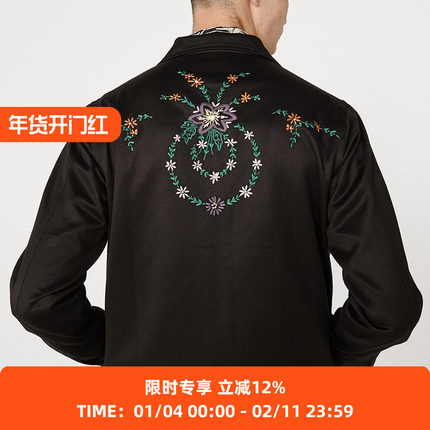 YMC BOWIE JACKET 男装丝棉混纺花朵刺绣夹克外套