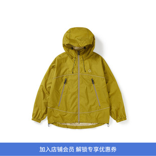 WHEELS and WIND 男女中性款防风防水防撕裂轻量化连帽夹克外套