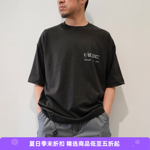 F/CE RE CORPORATE T 宽松廓形印花圆领短袖T恤