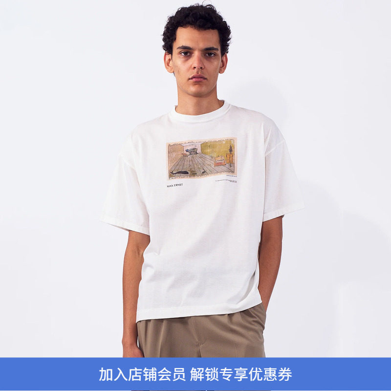 YOKE Art T-shirt by Max Ernst 艺术画作印度棉圆领短袖T恤