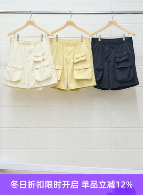 UNUSED Shorts 超纤细尼龙面料轻量多口袋男休闲短裤