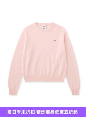 DANTON LMW_CREW NECK P.O L/S 女装纯羊毛圆领毛衣
