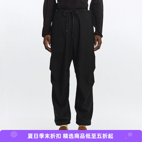 Markaware TRACK PANTS 60支羊毛立体剪裁宽松长裤