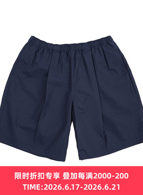 is-ness THM WIDE EZ SHORTS 机能面料廓形休闲短裤