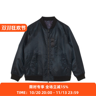 White Mountaineering 白山 MA-1 落叶迷彩双面穿工装棉服 夹克