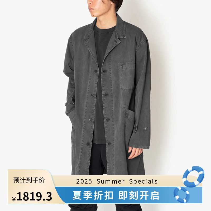hobo ARTISAN SHOP COAT 天然染色工装风衣 外套