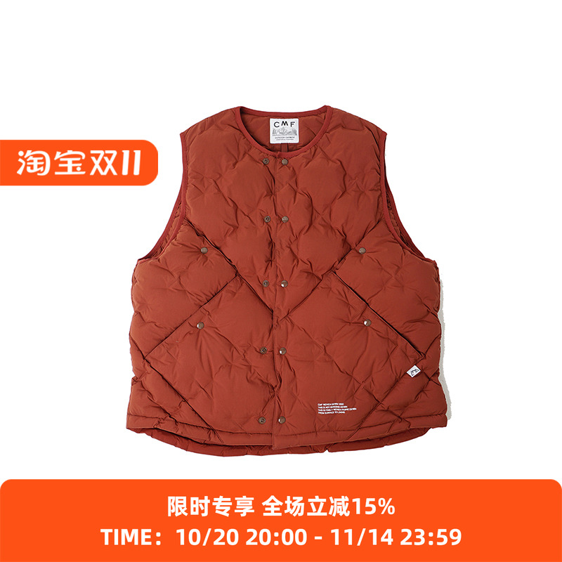COMFY CMF WOVEN DOWN VEST 高保温羽绒马甲