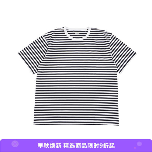 nanamica COOLMAX Stripe Jersey Tee 男女款透气干爽条纹短袖T恤