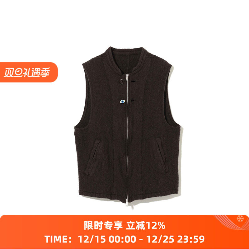 UNDERCOVER Tops Vest 羊毛拉链背心