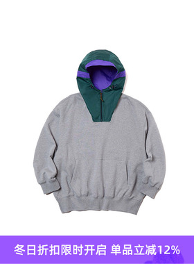 kolor BEACON Hoodie 连帽拼接卫衣