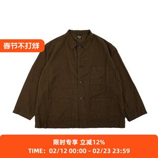 orslow COTTON LINEN MOLESKIN 日本制棉麻混纺复古工装夹克外套