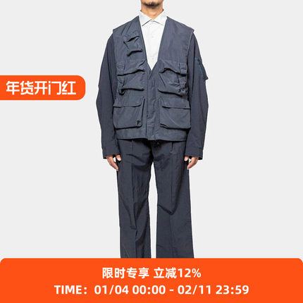 meanswhile 工装四种穿法 经典多口袋 机能宽松夹克外套男