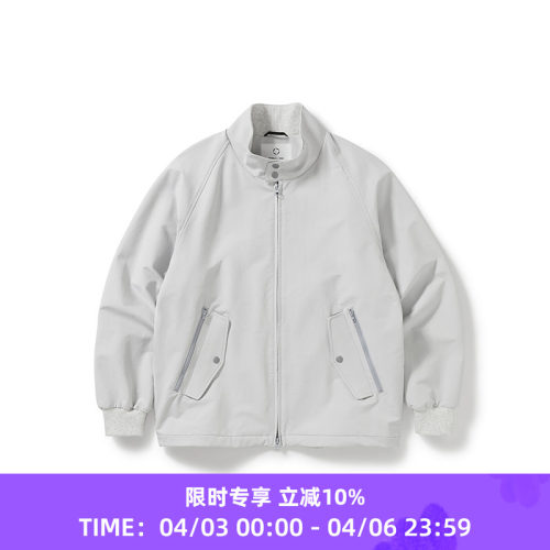 WHEELS and WIND 男女中性款机能性透气防泼水哈灵顿夹克外套