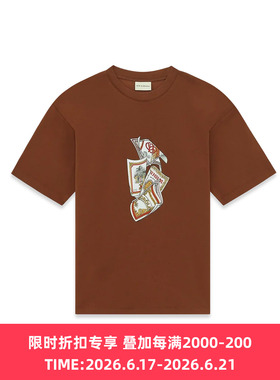 Drole De Monsieur T-shirt Rum Labels 法式度假风圆领短袖T恤