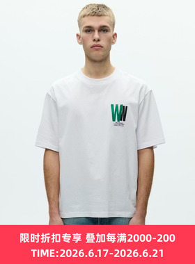 Wood Wood Gary tee public order 哥本哈根印花圆领短袖T恤