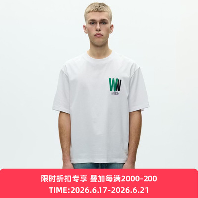 Wood Wood Gary tee public order 哥本哈根印花圆领短袖T恤