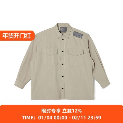 N.HOOLYWOOD CPO SHIRT 军事系列海军风长袖衬衫