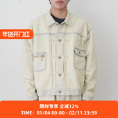 jacket DAIRIKU 冰雪洗水洗牛仔夹克外套 2PKT Denim Ice Wash