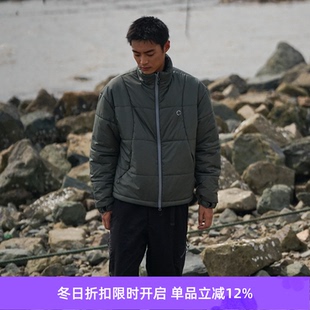 男女款 WIND 新雪丽棉防泼水立领棉服外套 and WHEELS