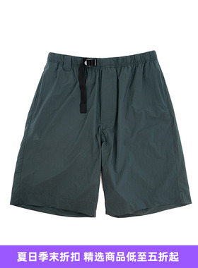 N.HOOLYWOOD WEBBING BELT HALF PANTS 冷感宽松廓形短裤