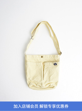 V.D.L.C VOLER DANS LECIEL 多口袋单肩斜挎帆布包