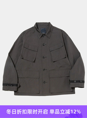 meanswhile Chambray Fatigue Blouson 机能性面料军事风夹克外套