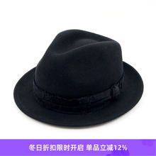 KUON Boro Fedora Hat 日本古布拼接礼帽
