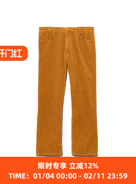 UNUSED NO.31 灯芯绒复古修身直筒裤 休闲长裤 日本制