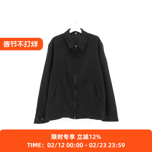 KHOKI Washed wool zip up jacket 水洗羊毛拉链夹克外套