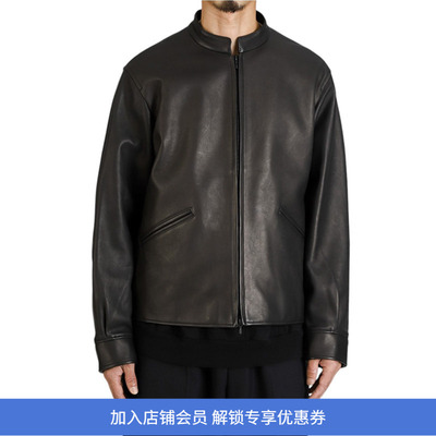 blurhms Lamb Leather Zip Short Jacket 男女西班牙产羊羔皮夹克