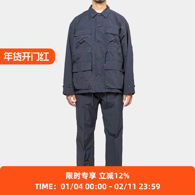 meanswhile军事风衬衫夹克