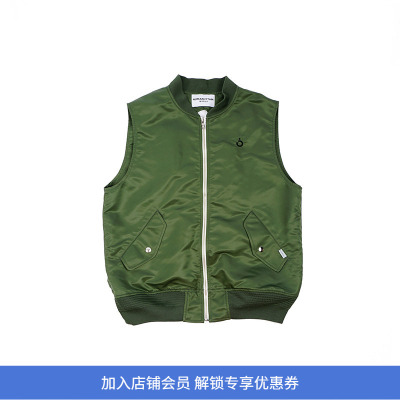 NOMA Open Back Flight Vest 女装军事风棒球领马甲外套