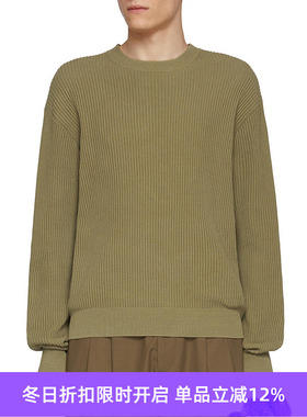 STUDIO NICHOLSON KNITWEAR 12GG RIB CREW NECK男装宽松廓形毛衣