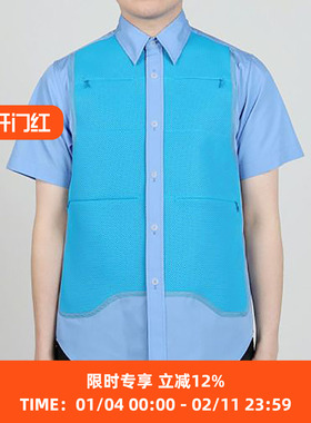 Fumito Ganryu Tactical bosom shirt 正面拼接假两件短袖衬衫