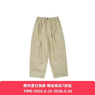 DANTON EASY PANTS 女装高密度华达呢宽松长裤