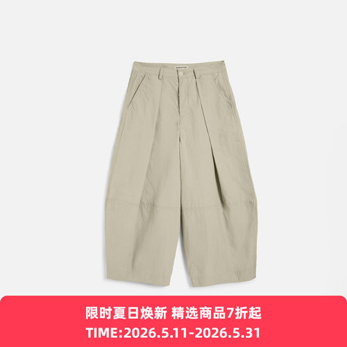 YMC DEADBEAT TROUSER 女装有机棉混纺阔腿裤