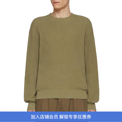 STUDIO NICHOLSON KNITWEAR 12GG RIB CREW NECK男装宽松廓形毛衣